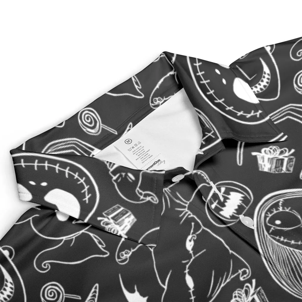 Pumpkin King The Nightmare Before Christmas T AOP Men/Women Polo Shirt - 3