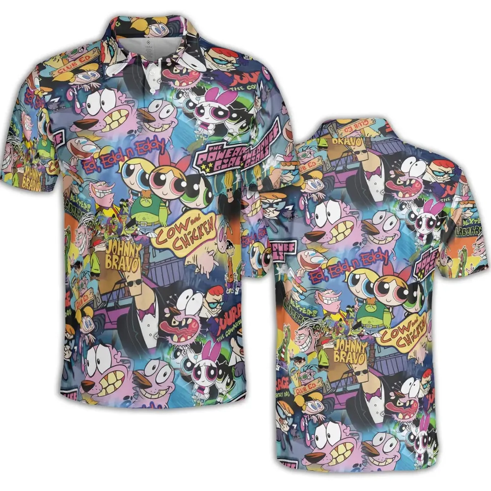 Cartoon Craze AOP Men/Women Polo Shirt - 2