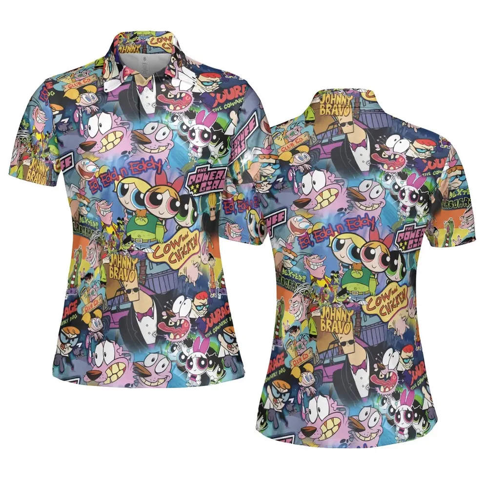 Cartoon Craze AOP Men/Women Polo Shirt - 5