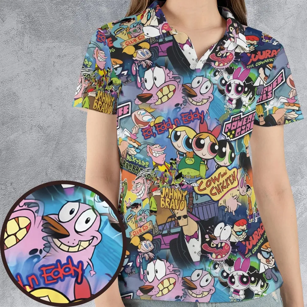 Cartoon Craze AOP Men/Women Polo Shirt - 4