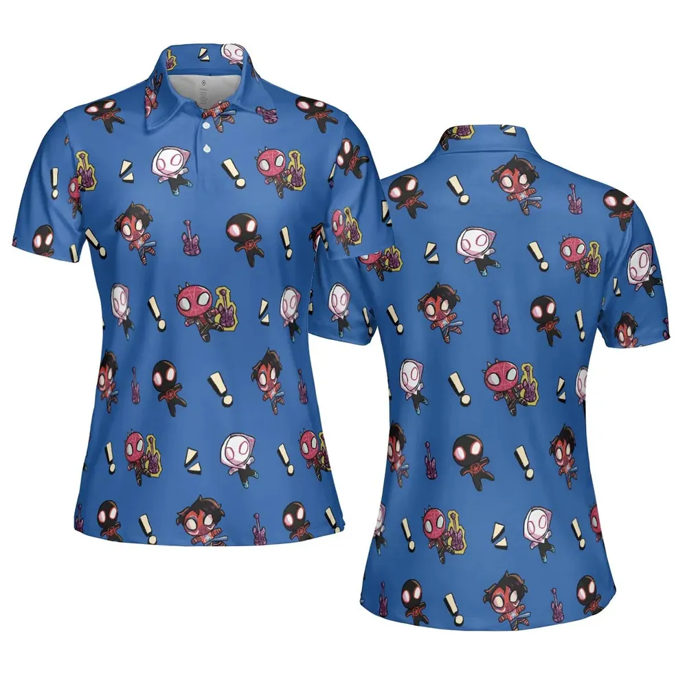 Spidey Sense Spider Man AOP Men/Women Polo Shirt - 5