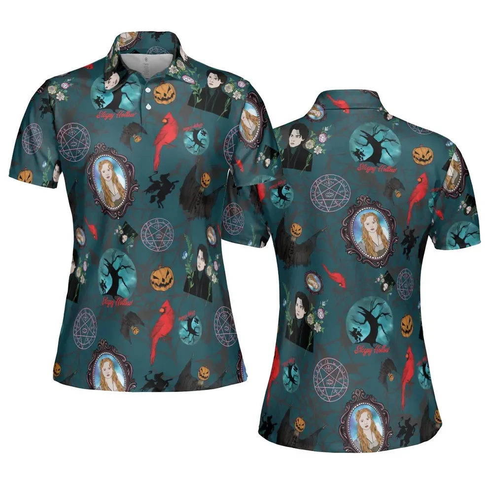 Ichabod Crane AOP Men/Women Polo Shirt - 5