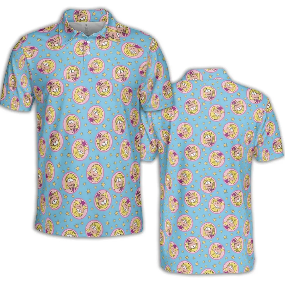 Lizzie Mcguire Badges AOP Men/Women Polo Shirt - 2