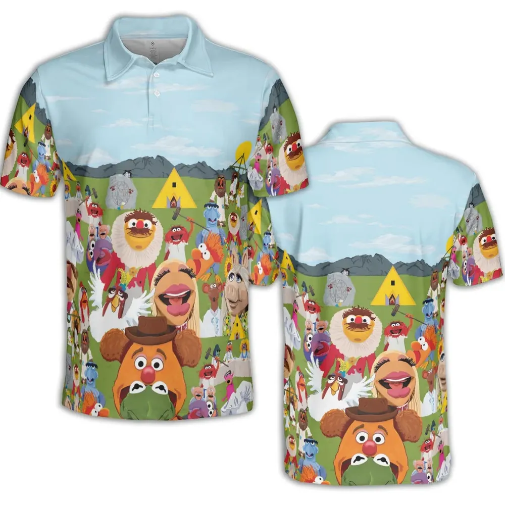 MupSommar Midsommar and The Muppet Show AOP Men/Women Polo Shirt - 2