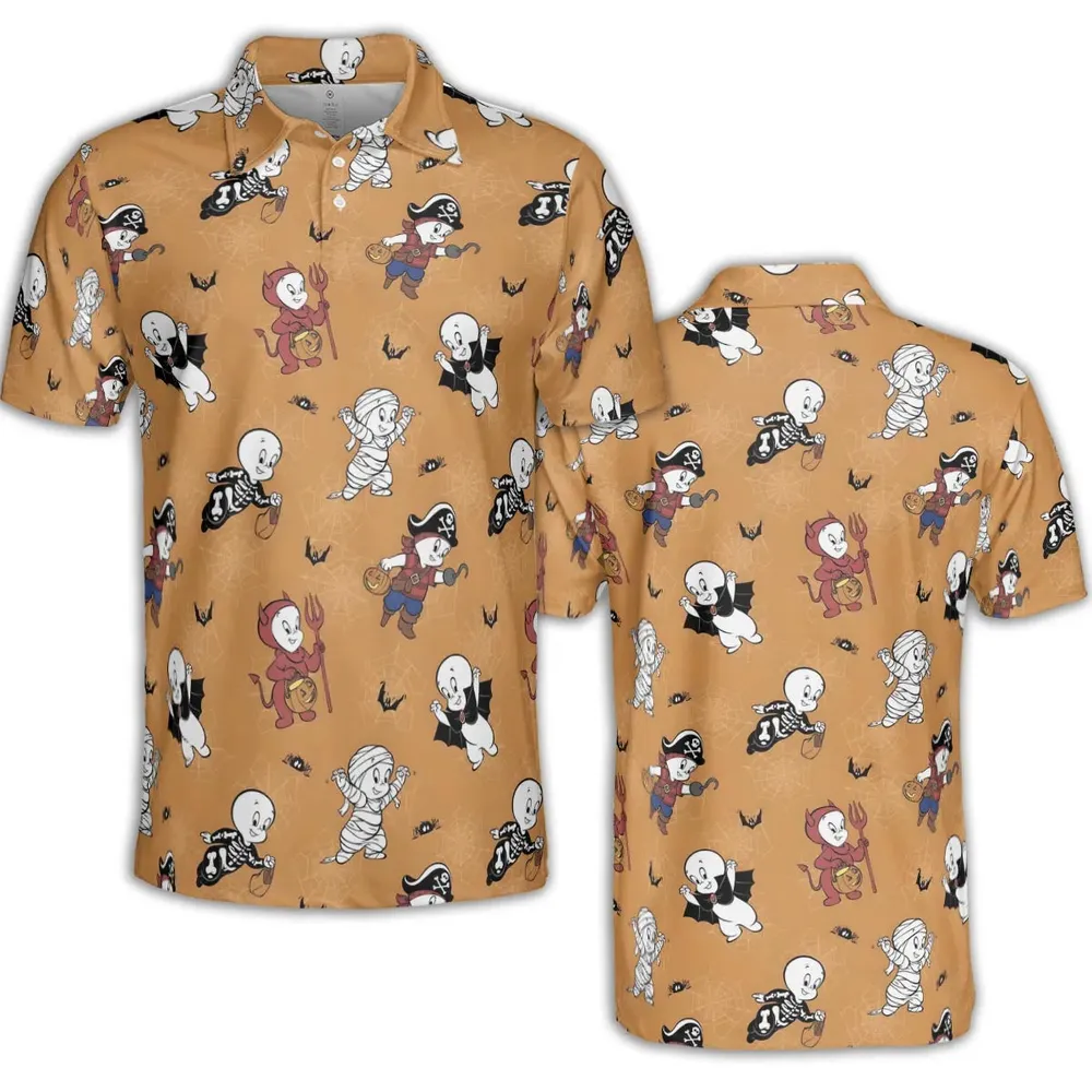 Casper Costume Fun AOP Men/Women Polo Shirt - 2