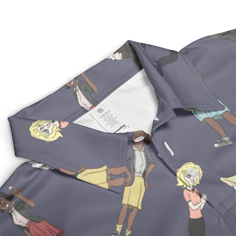 Little Shop Of Horror Characters AOP Men/Women Polo Shirt - 3