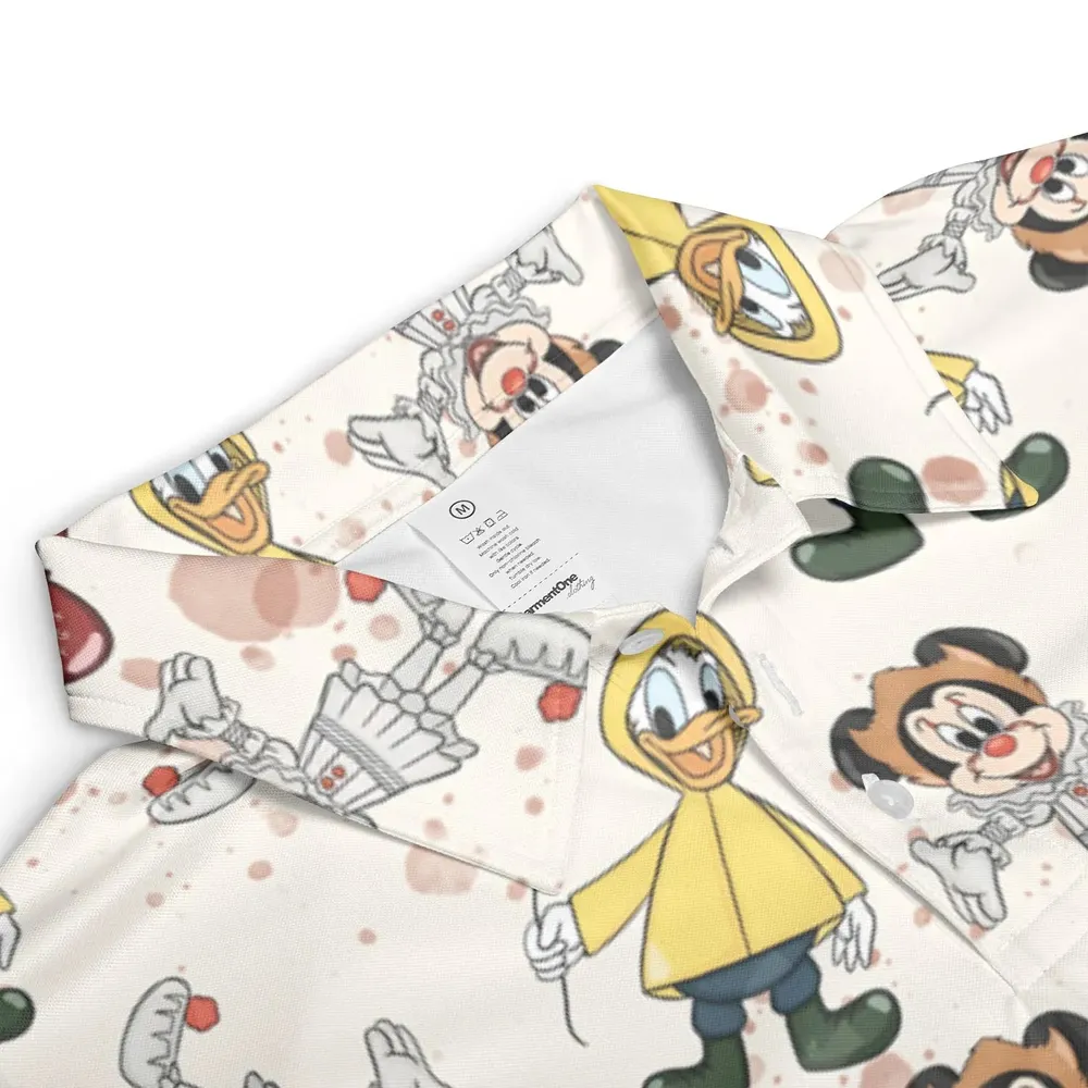 Mouse Clown AOP Men/Women Polo Shirt - 3