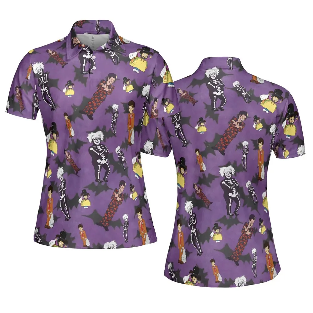 SNL David S. Pumpkins Animated Special AOP Men/Women Polo Shirt - 5