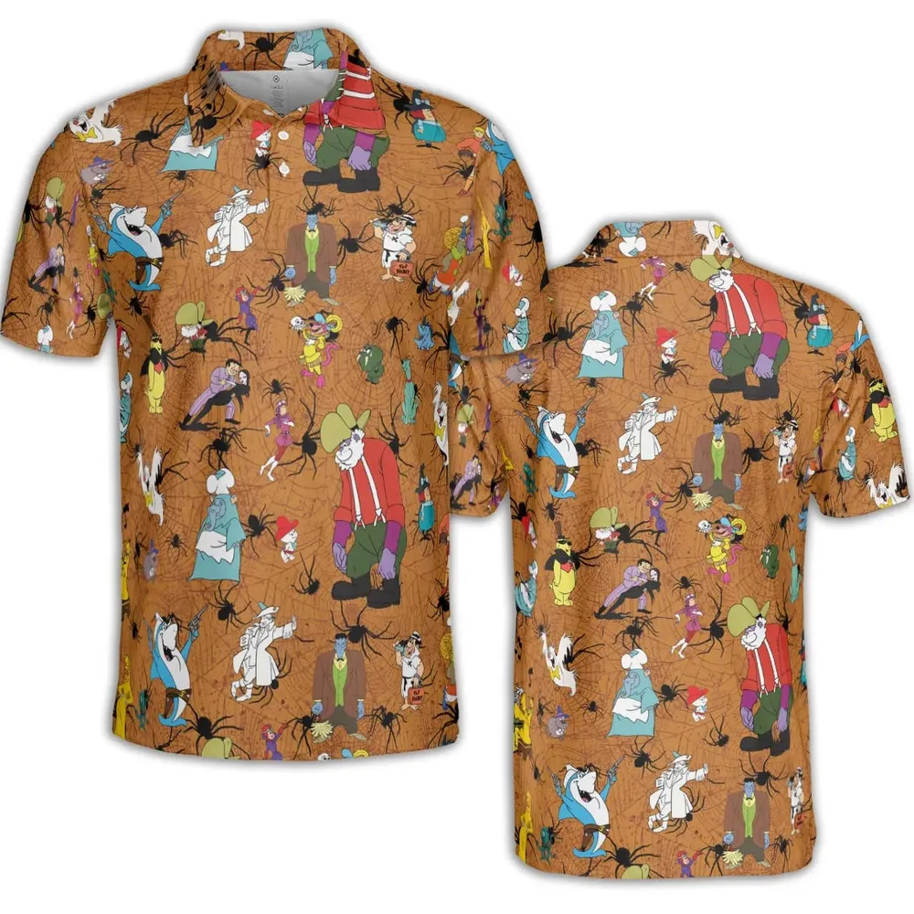 Halloween Party AOP Men/Women Polo Shirt - 2