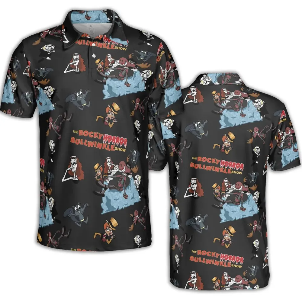 Rocky Horror Bullwinkle AOP Men/Women Polo Shirt - 2