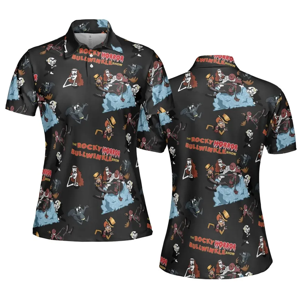 Rocky Horror Bullwinkle AOP Men/Women Polo Shirt - 5