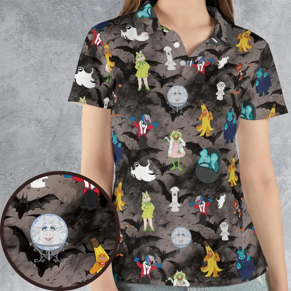 Muppet Haunted AOP Men/Women Polo Shirt - 4