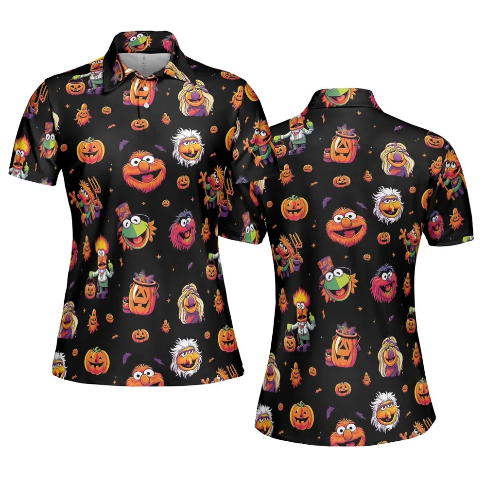 Halloween Muppets AOP Men/Women Polo Shirt - 5