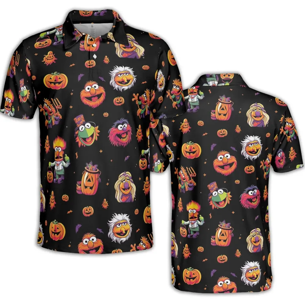 Halloween Muppets AOP Men/Women Polo Shirt - 2