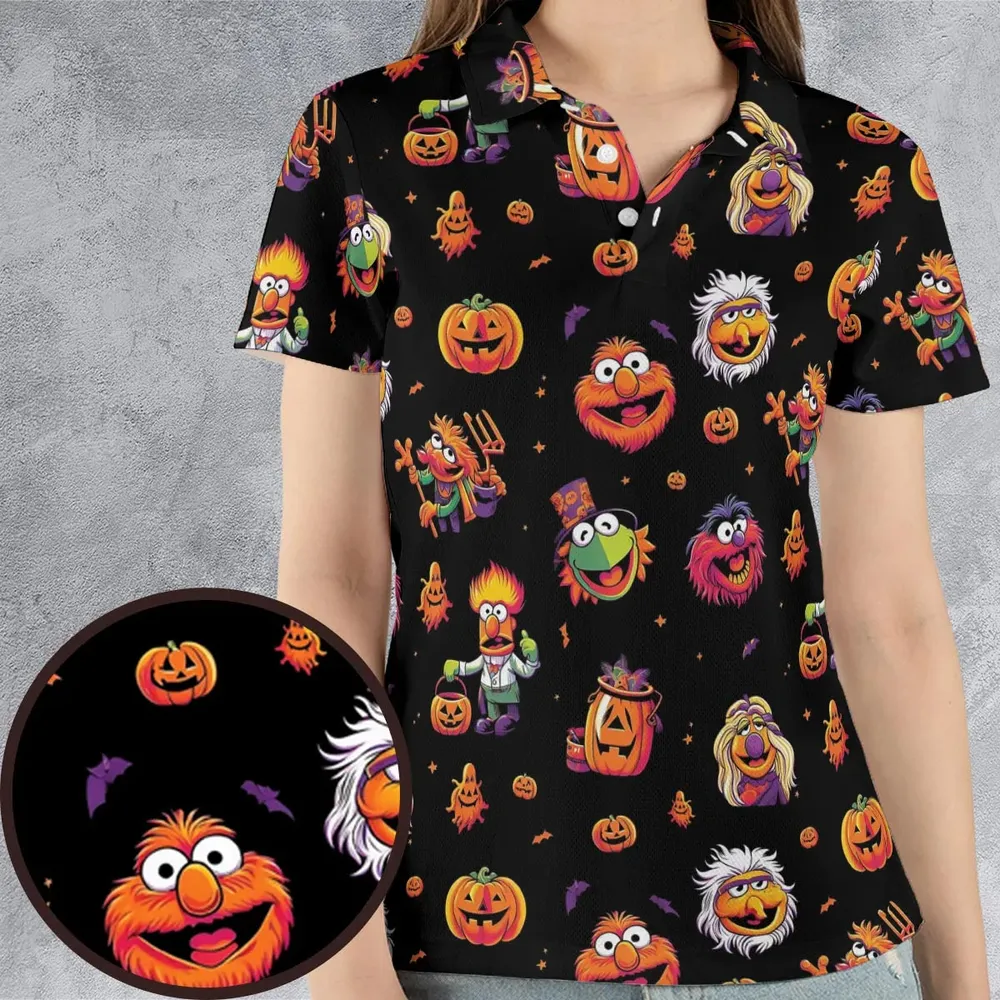 Halloween Muppets AOP Men/Women Polo Shirt - 4