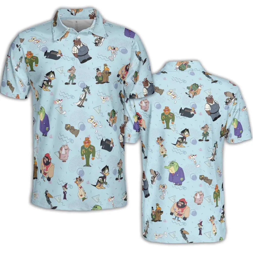 Danger Mouse Duckula Return AOP Men/Women Polo Shirt - 2