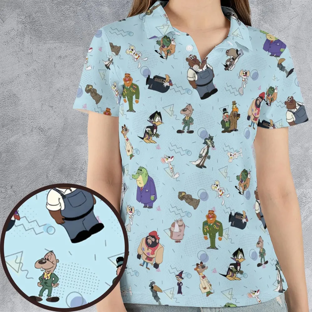 Danger Mouse Duckula Return AOP Men/Women Polo Shirt - 4