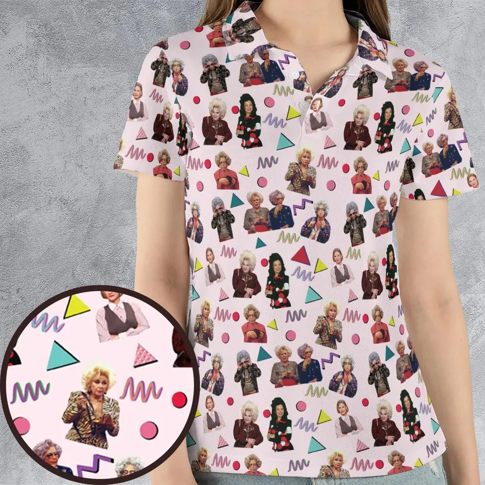 Judging You The Nanny AOP Men/Women Polo Shirt - 4