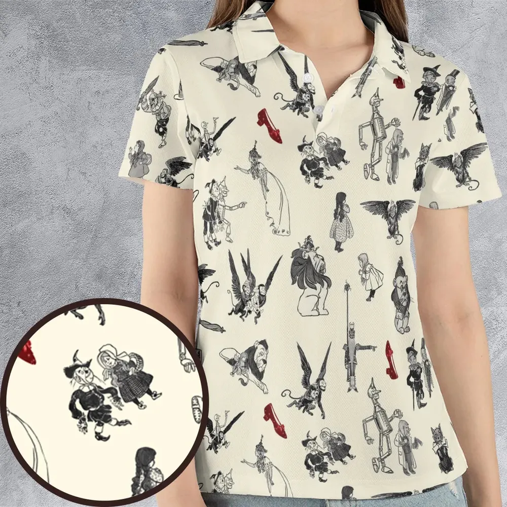 Wizard of Oz Vintage Adapt AOP Men/Women Polo Shirt - 4