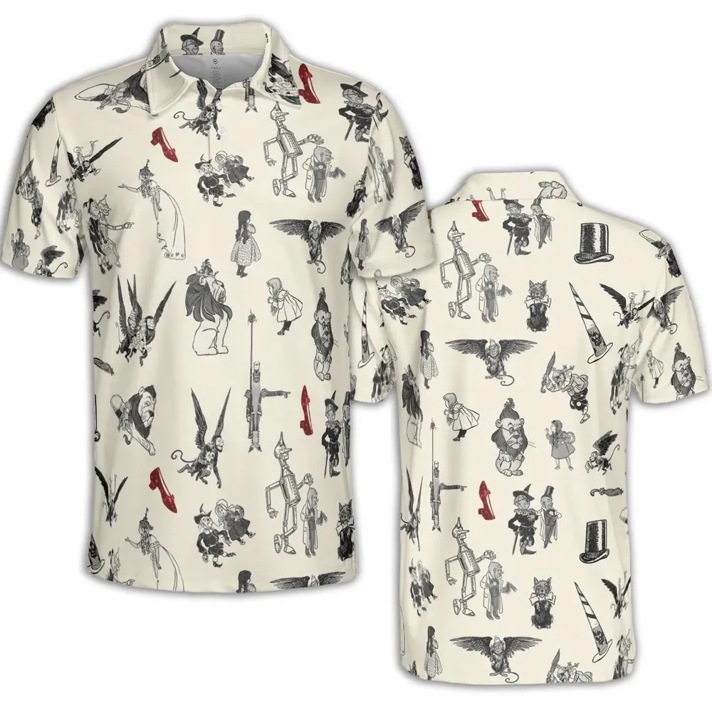 Wizard of Oz Vintage Adapt AOP Men/Women Polo Shirt - 2