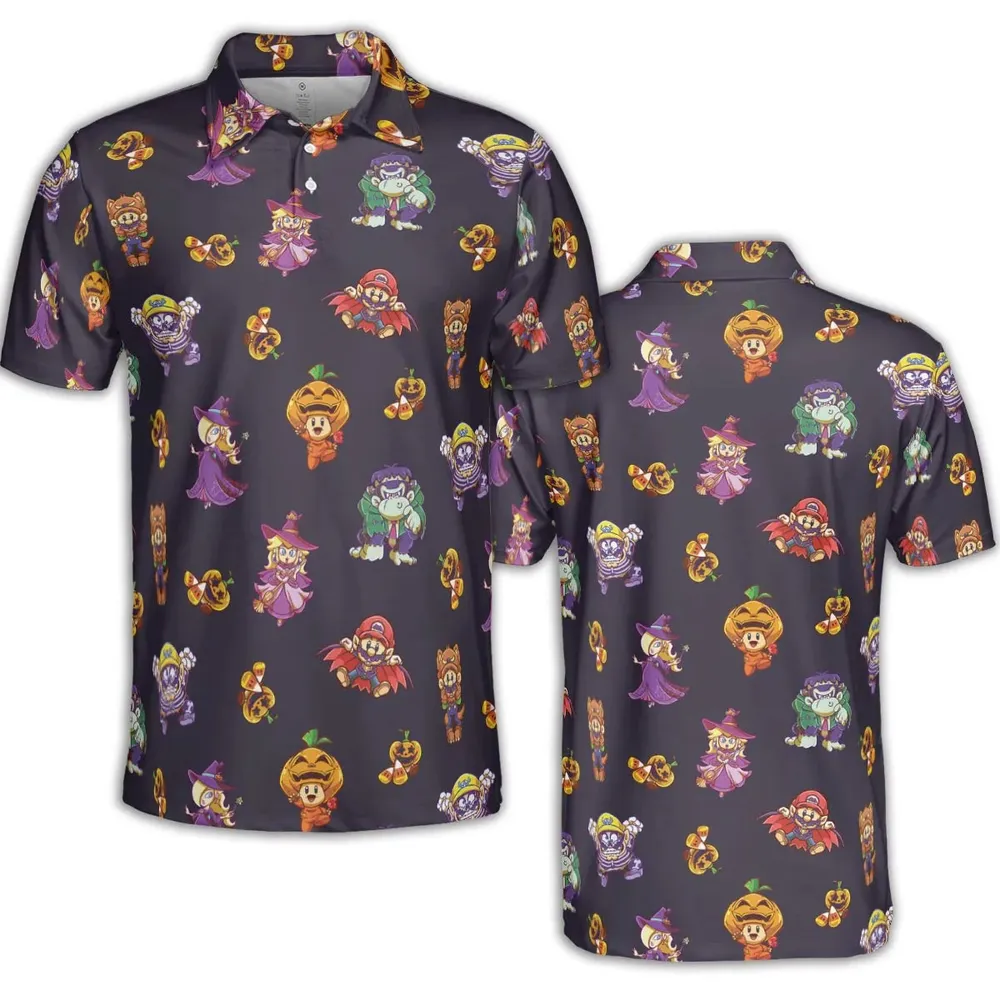 Gaming Ghosts AOP Men/Women Polo Shirt - 2