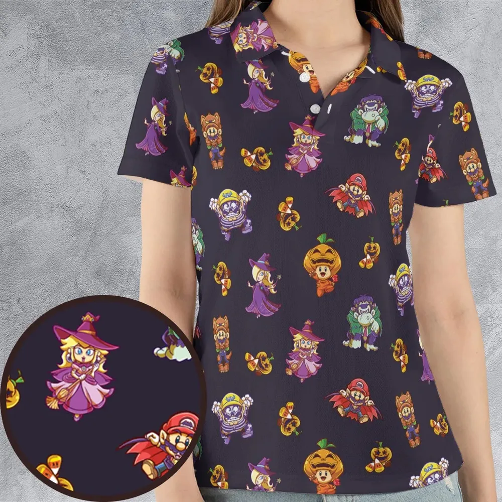 Gaming Ghosts AOP Men/Women Polo Shirt - 4