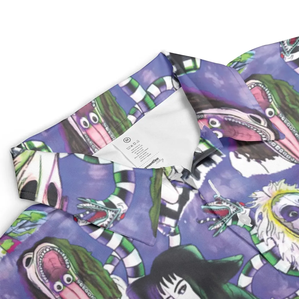 Beetle and Crew Beetlejuice AOP Men/Women Polo Shirt - 3