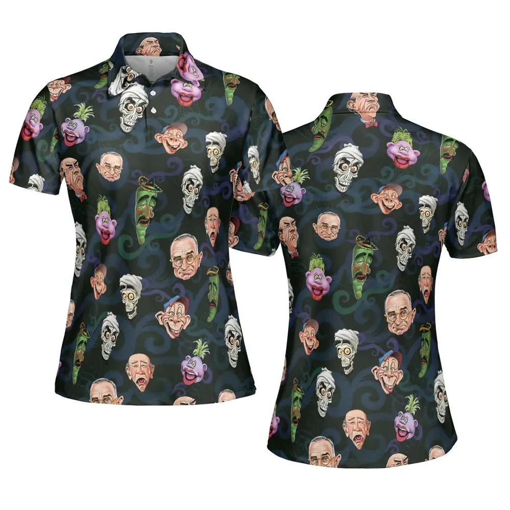 Puppet Comedy Characters AOP Men/Women Polo Shirt - 5