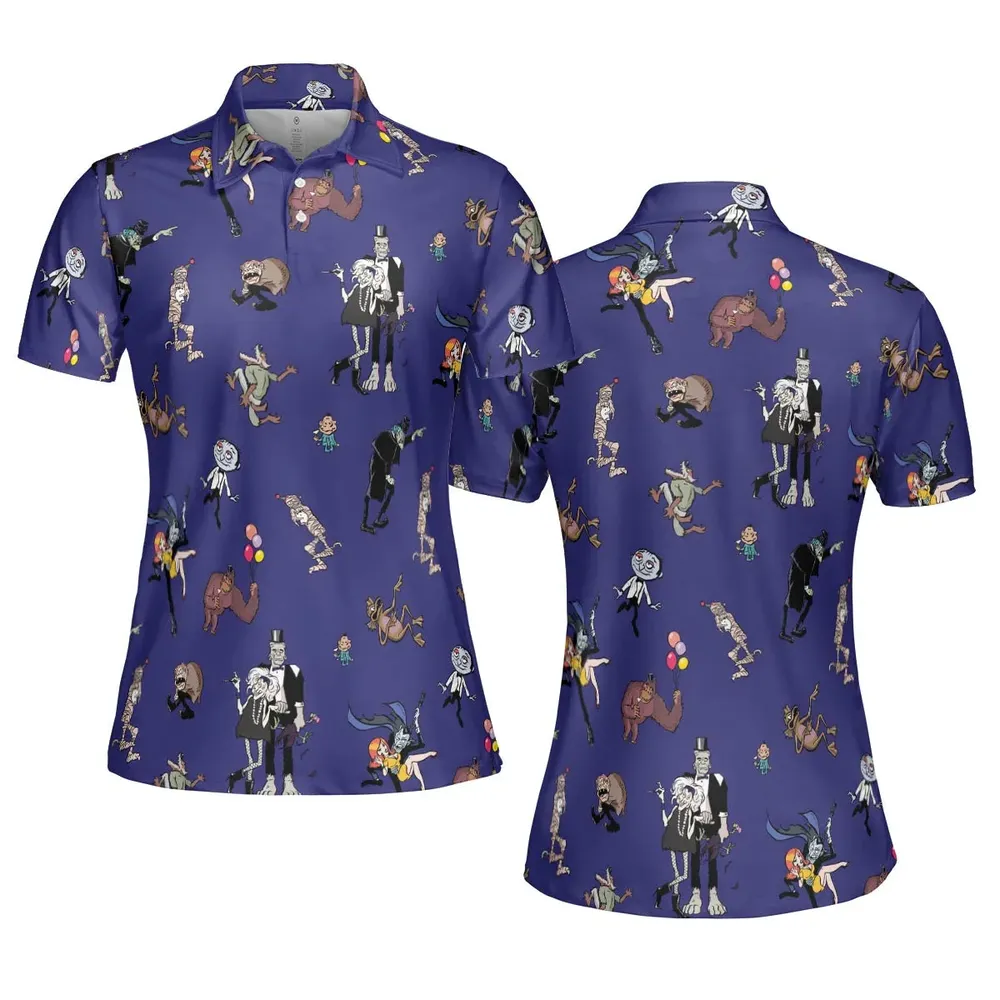 It's a Mad Mad Mad Monster Party AOP Men/Women Polo Shirt - 5