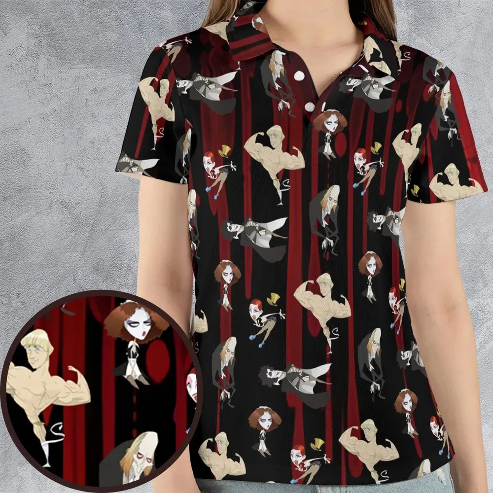 The Rocky Horror Picture Show Characters AOP Men/Women Polo Shirt - 4