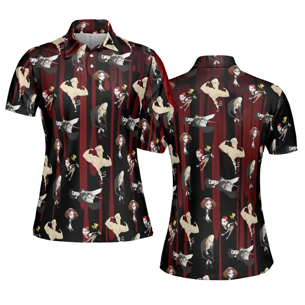 The Rocky Horror Picture Show Characters AOP Men/Women Polo Shirt - 5