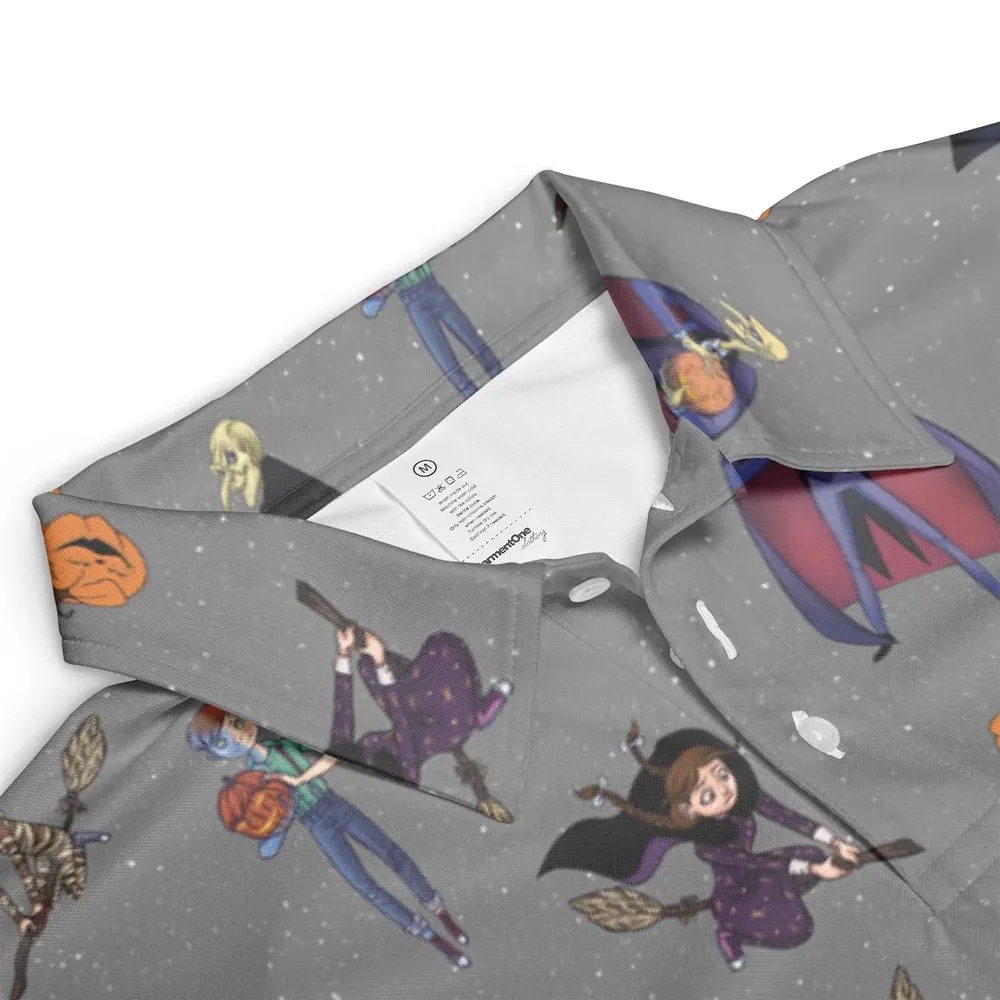 The Halloween Tree Character AOP Men/Women Polo Shirt - 3