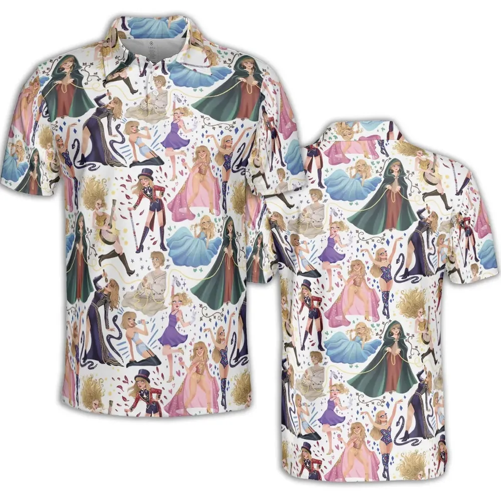Blondie Colorful Lineup AOP Men/Women Polo Shirt - 2