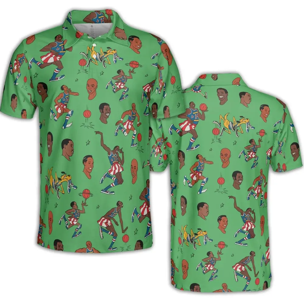 Harlem Globetrotters Characters AOP Men/Women Polo Shirt - 2