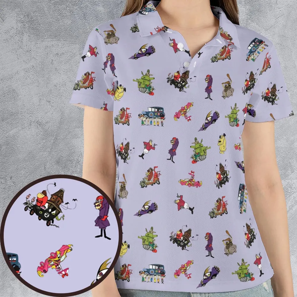 Muttley Buddies AOP Men/Women Polo Shirt - 4