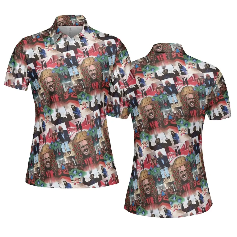 Overlook Chic The Shinning AOP Men/Women Polo Shirt - 5