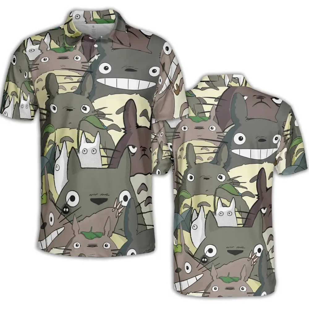 My Neighbor Totoro AOP Men/Women Polo Shirt - 2