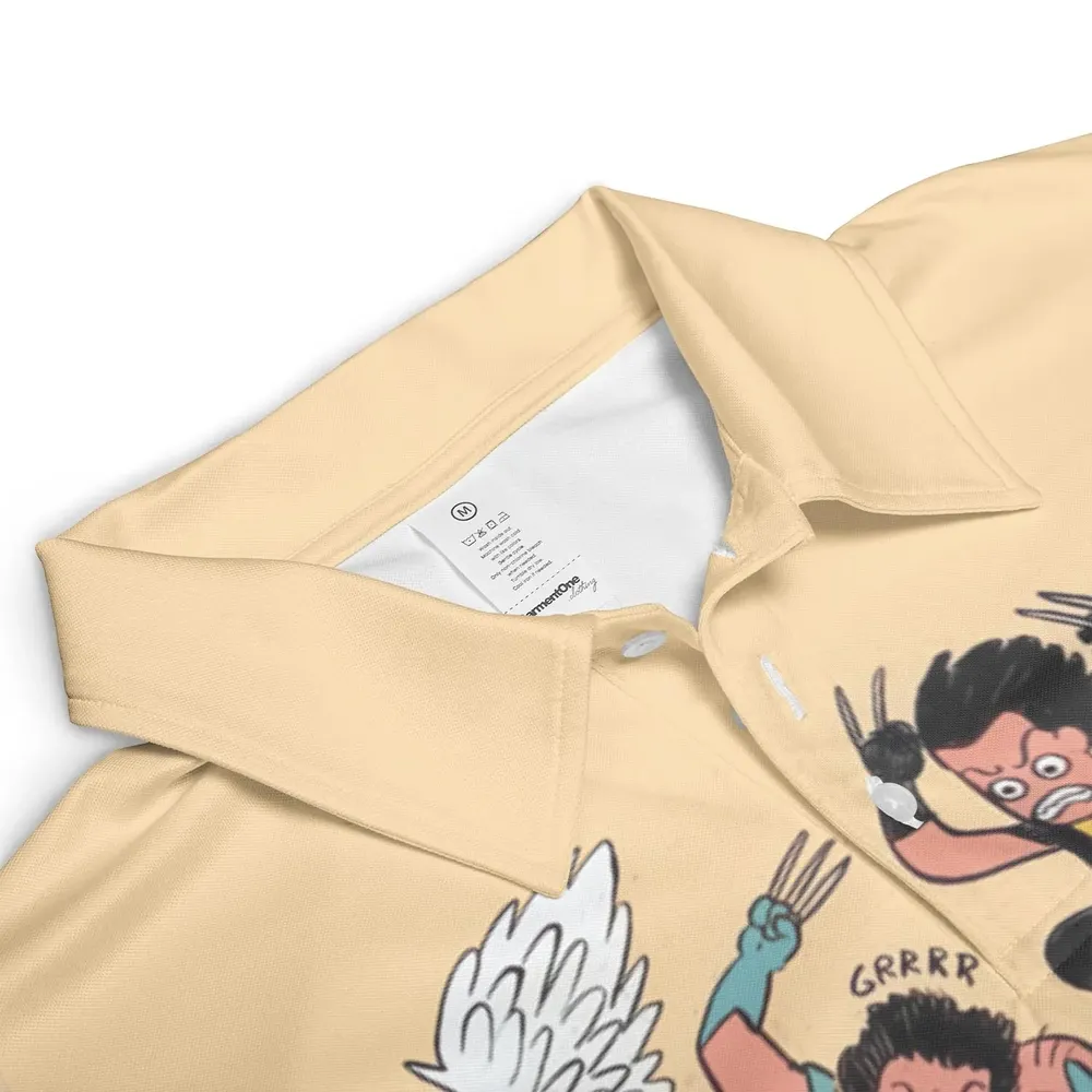 Super Style X-Men AOP Men/Women Polo Shirt - 3
