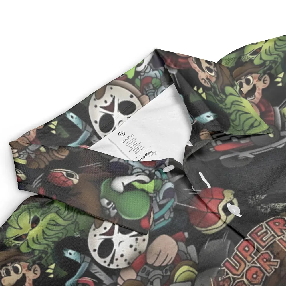 Super Horror Kart AOP Men/Women Polo Shirt - 3