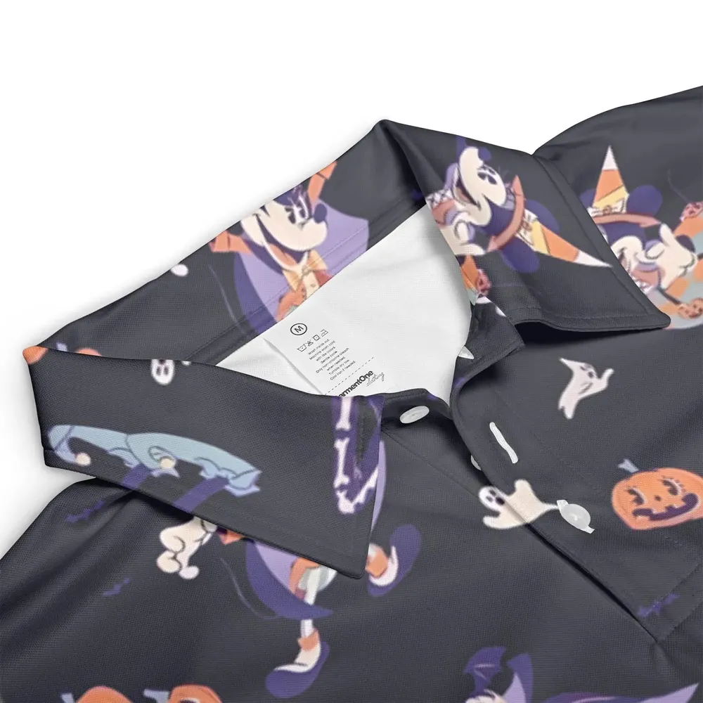 Happy Halloween AOP Men/Women Polo Shirt - 3