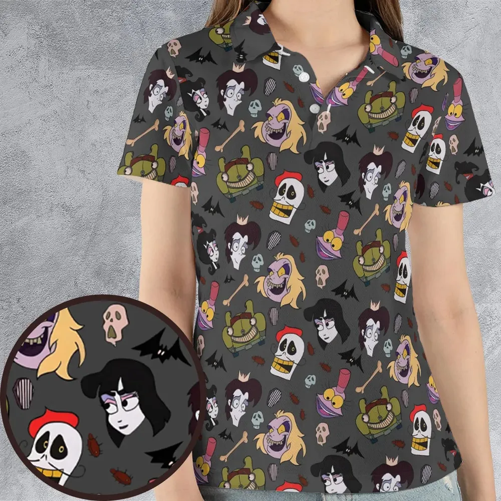 Beetlejuice Animated AOP Men/Women Polo Shirt - 4