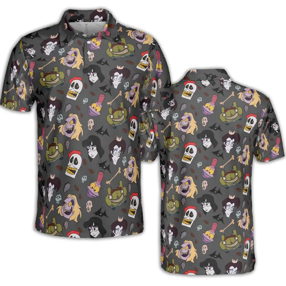 Beetlejuice Animated AOP Men/Women Polo Shirt - 2