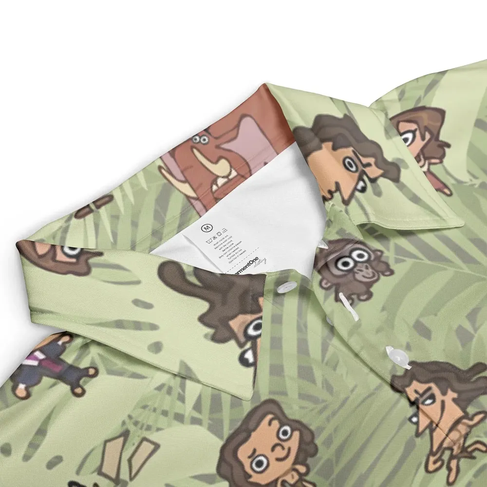 Tarzan Characters AOP Men/Women Polo Shirt - 3