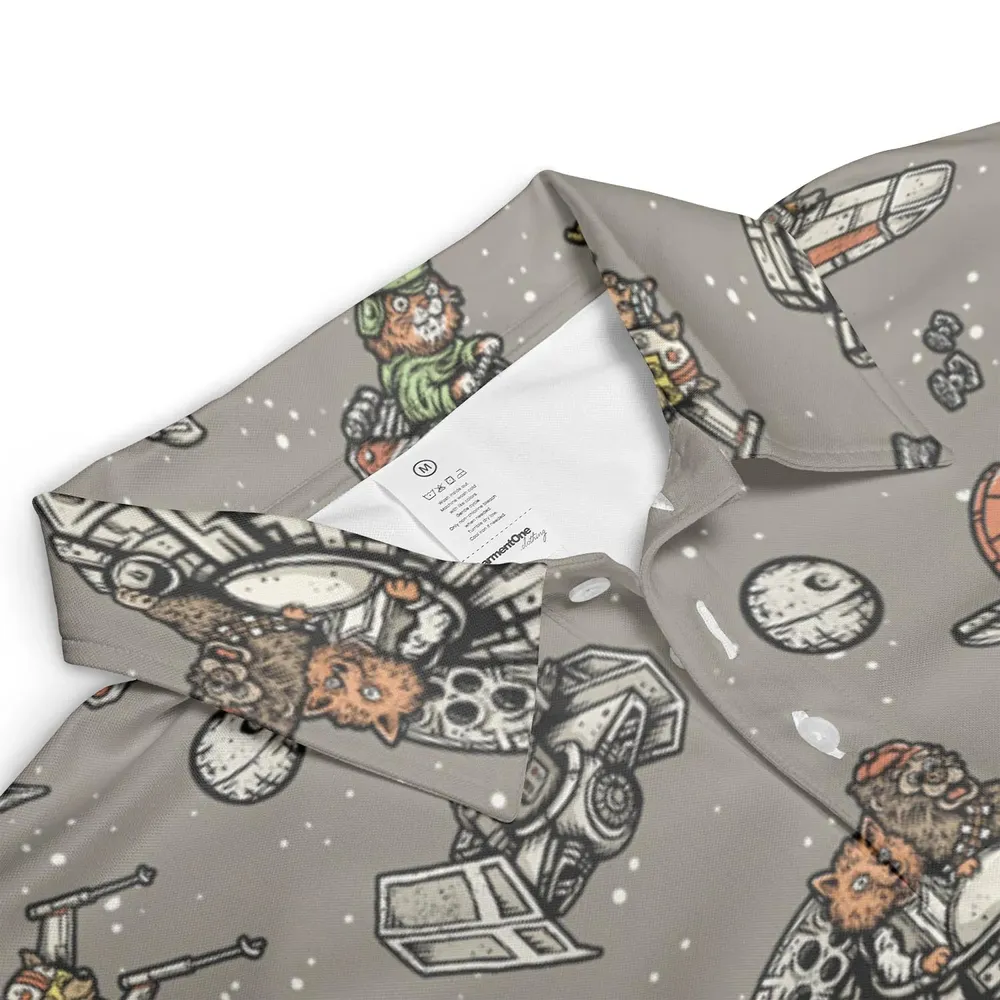 Goldbug Leader Star Wars AOP Men/Women Polo Shirt - 3