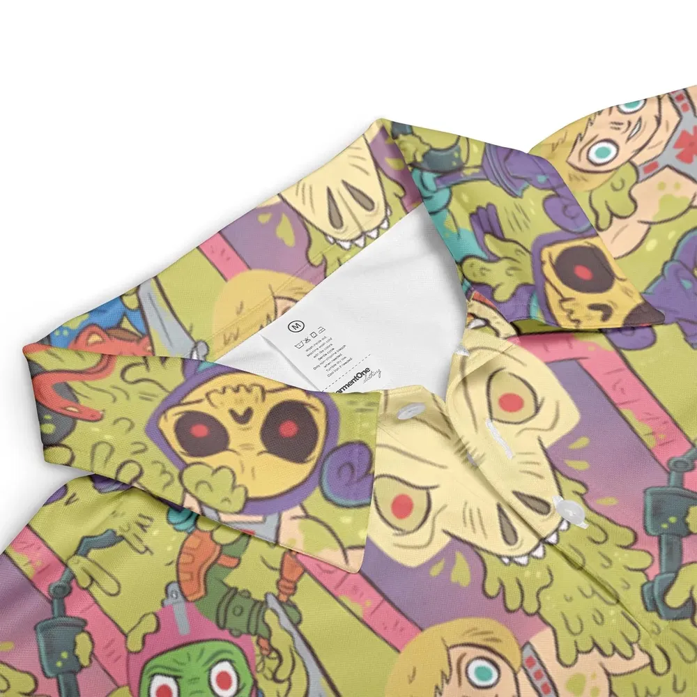 Victims of the Slime Pit He-Man and the Masters of the Universe AOP Men/Women Polo Shirt - 3