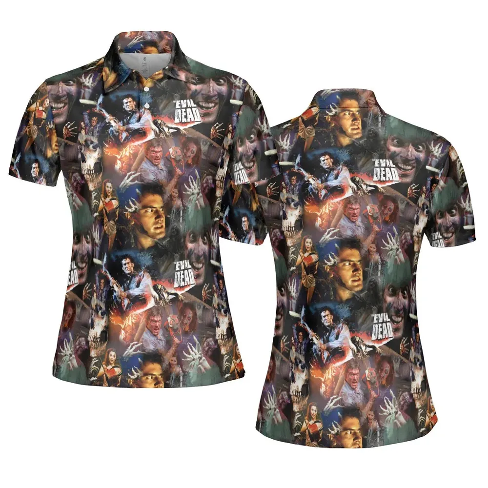 Classic Horror Evil Dead AOP Men/Women Polo Shirt - 5