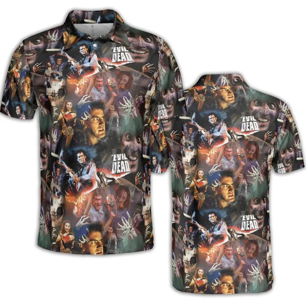 Classic Horror Evil Dead AOP Men/Women Polo Shirt - 2