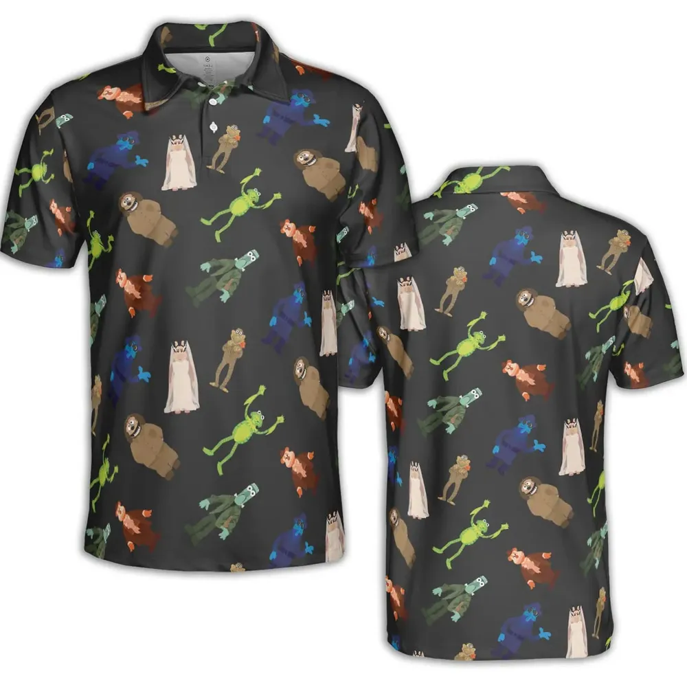 Muppet Monster AOP Men/Women Polo Shirt - 2