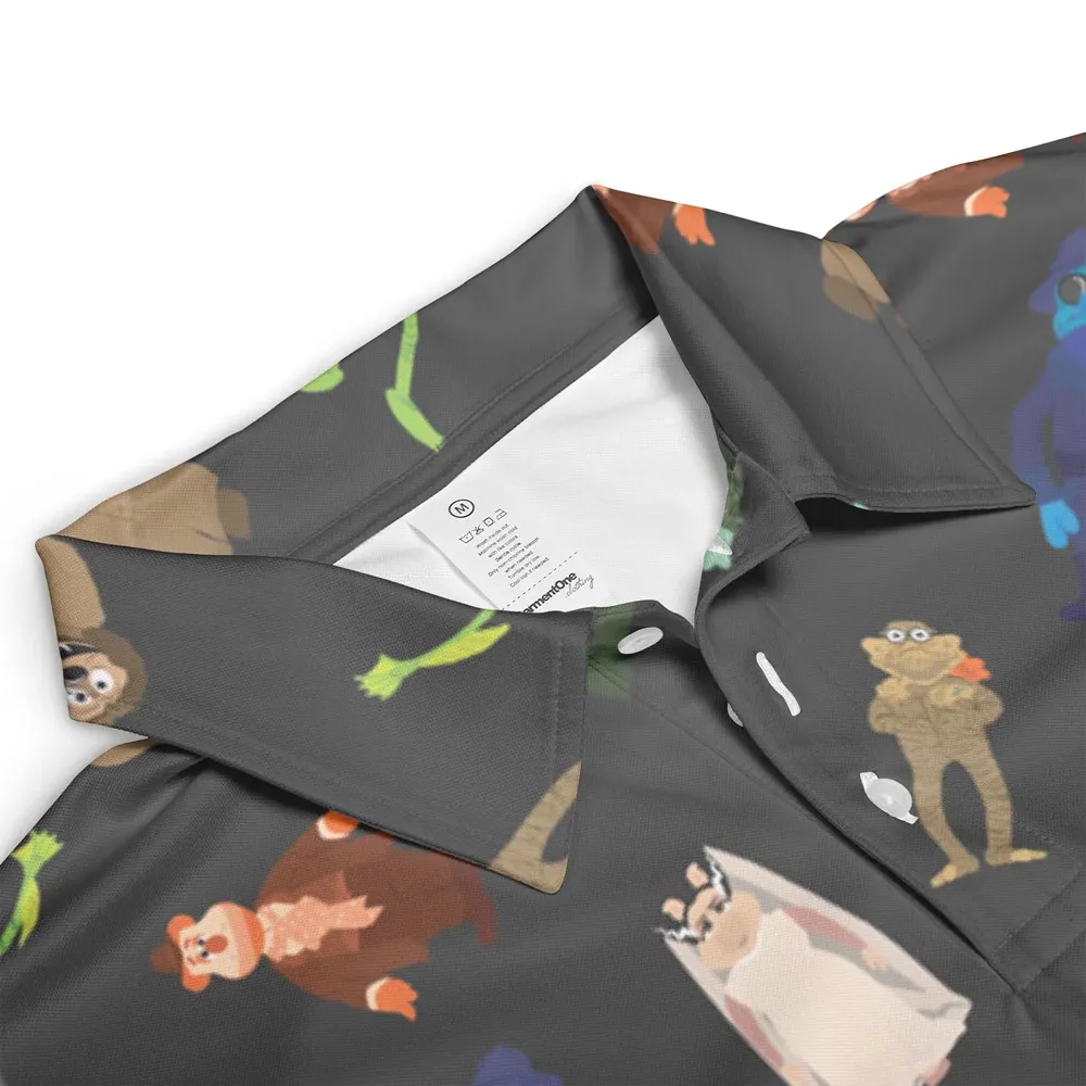 Muppet Monster AOP Men/Women Polo Shirt - 3