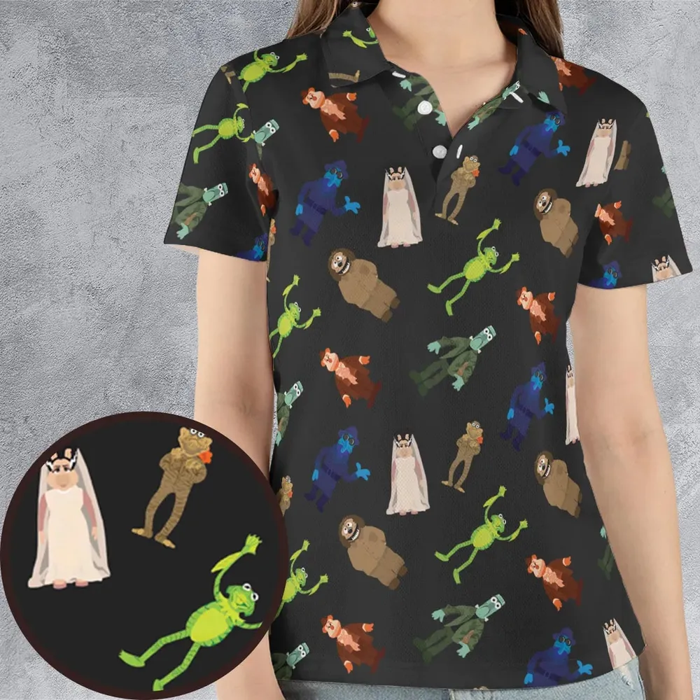 Muppet Monster AOP Men/Women Polo Shirt - 4